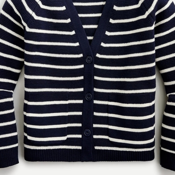 COPY - NWOT 💗 J. CREW Navy Striped Cardigan - Picture 10 of 16